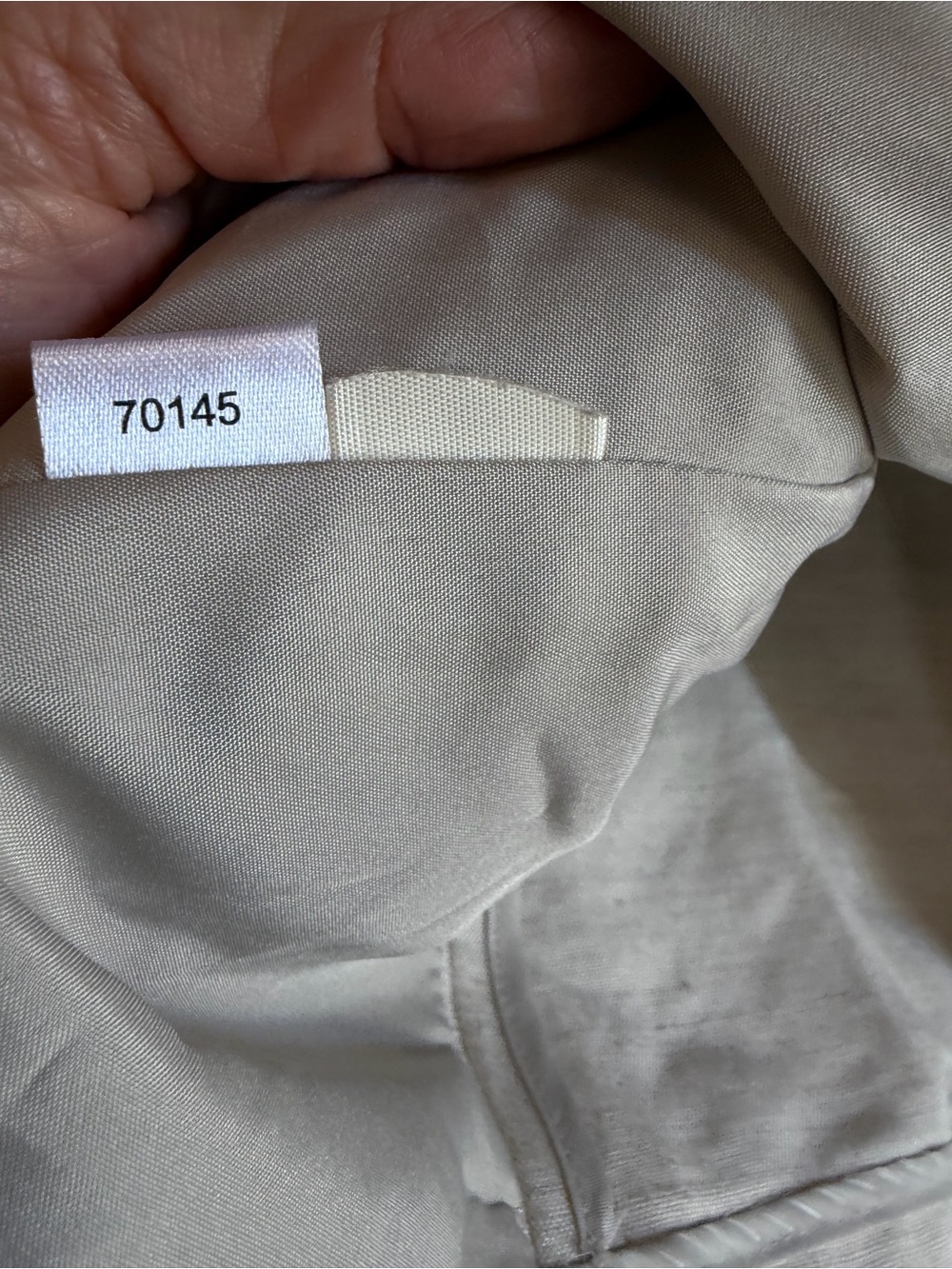 Ann Taylor Factory Beige One Button Blazer - Picture 3 of 4
